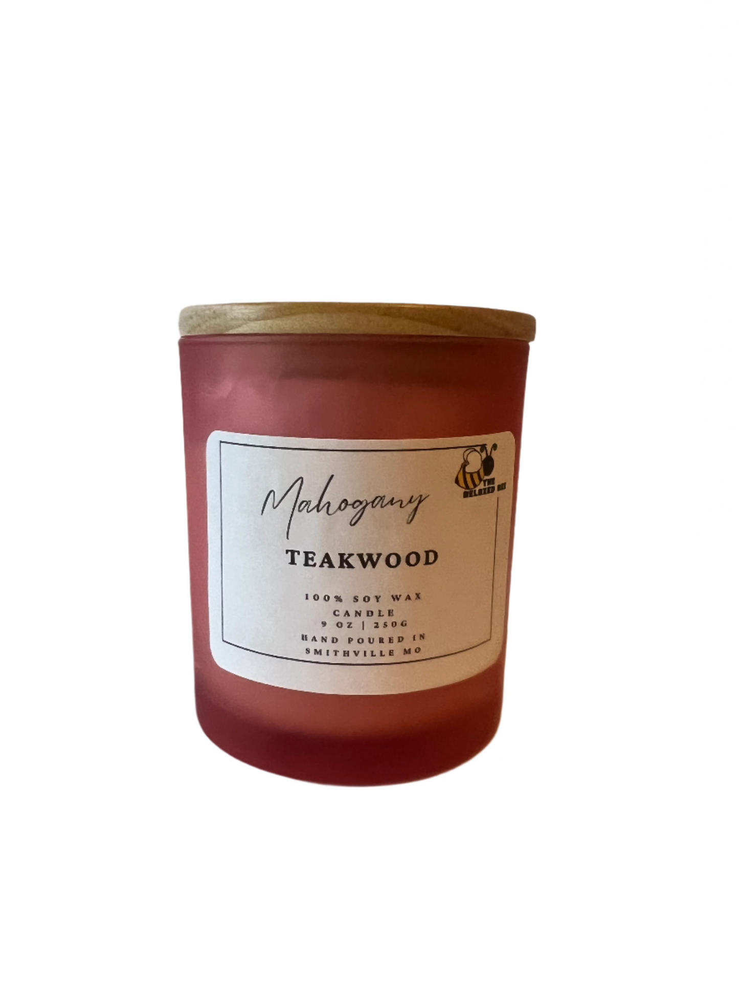 Mahogany Teakwood- 9 ounce Soy Candle