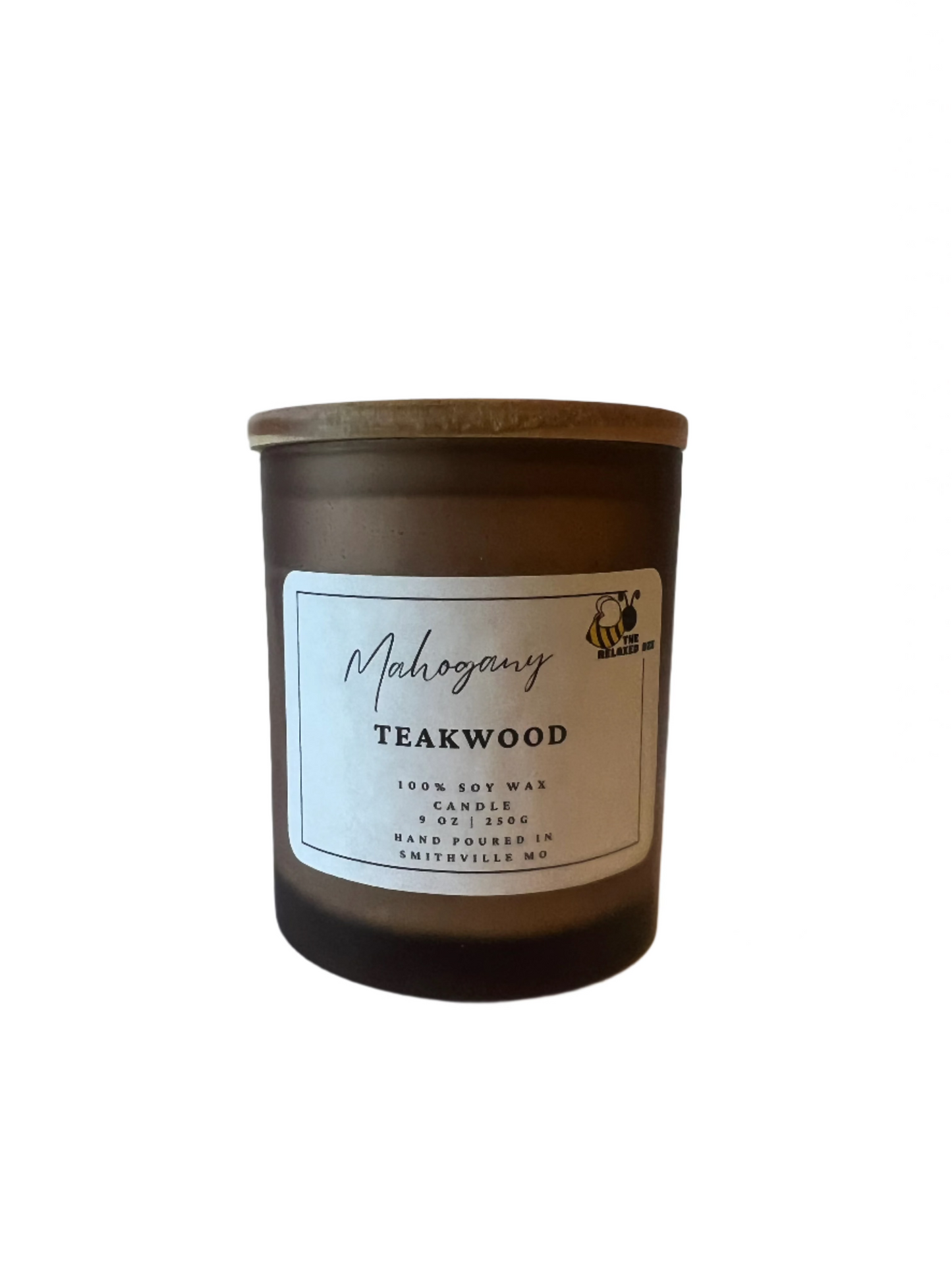 Mahogany Teakwood- 9 ounce Soy Candle
